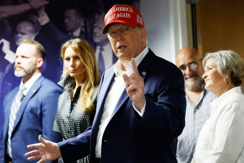 Ứng cử viên Đảng cộng hòa Donald Trump. Ảnh: Reuters