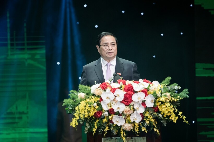 Thủ tướng Chính phủ Phạm Minh Chính phát biểu tại buổi Lễ