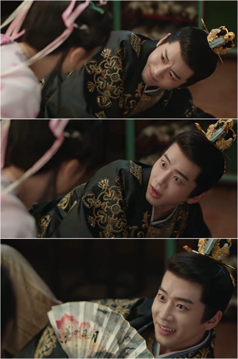 Hầu gia thay đổi thái độ "nhanh như chớp" khi thấy Lăng Diệu Diệu.