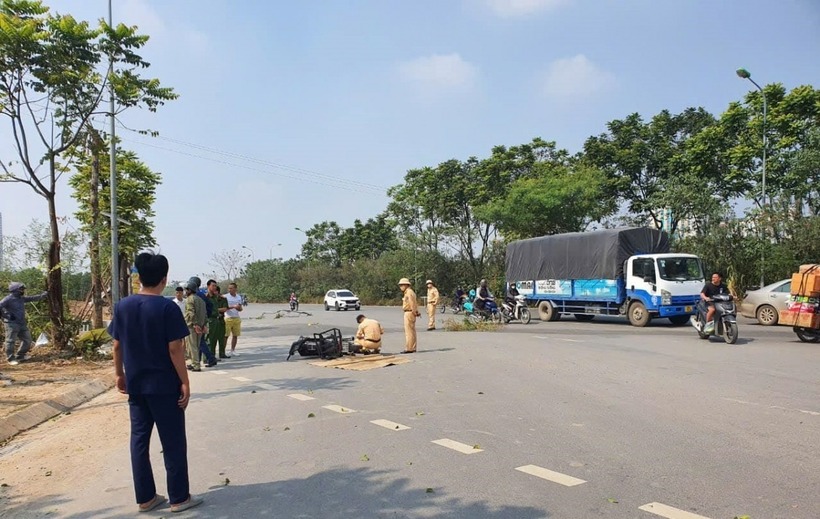Hiện trường xảy ra vụ tai nạn. Ảnh: VOV.