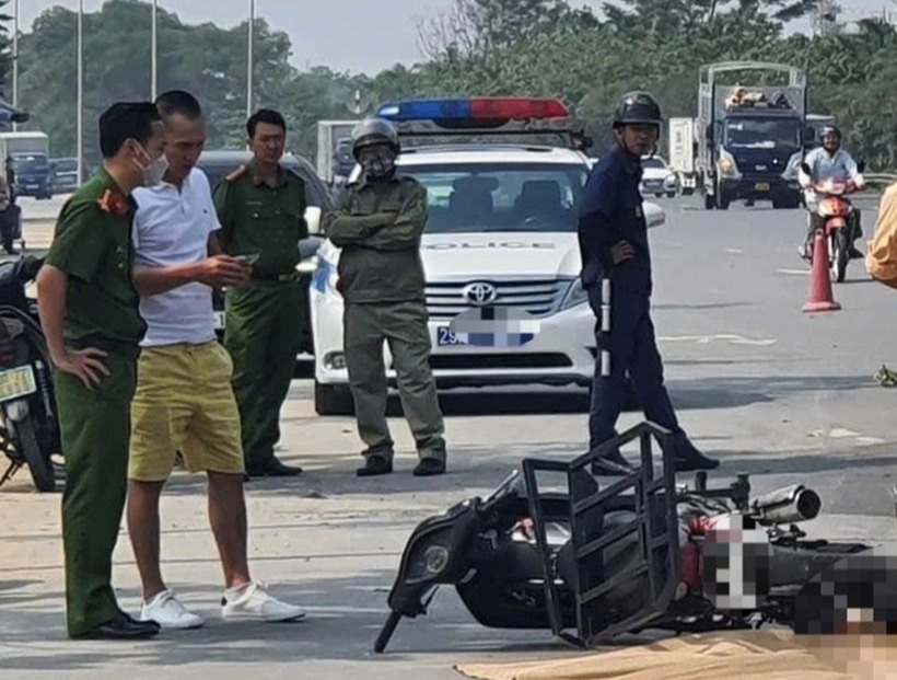 Hiện trường xảy ra vụ tai nạn. Ảnh: Báo Kinh tế và Đô thị.