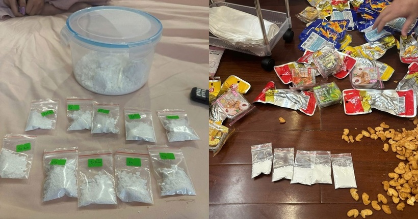 Vạch trần thủ đoạn cất giấu ma tuý trong đồ ăn vặt của trẻ em tại Phú Thọ. Ảnh: Công an tỉnh Phú Thọ.
