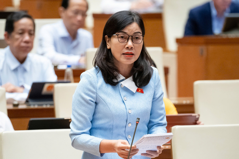 ĐBQH Nguyễn Thị Xuân. (Ảnh: Media Quốc hội)