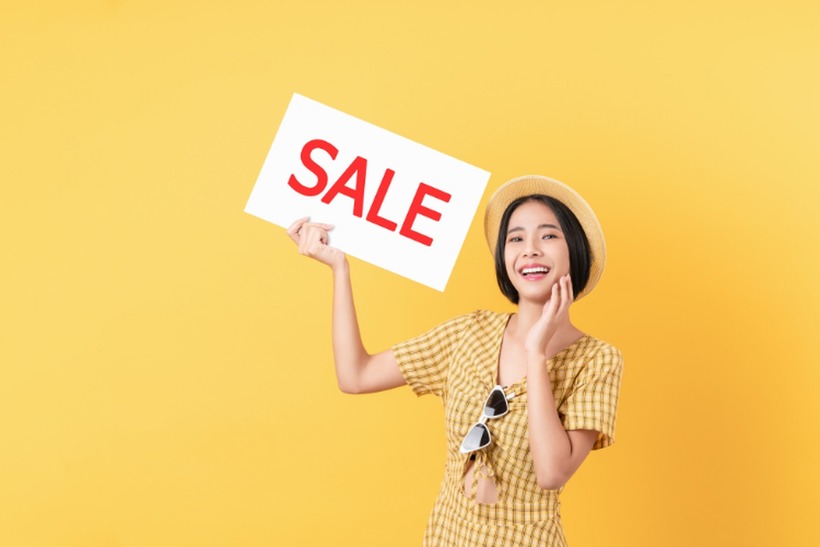 Để thu hút người mua các sàn TMĐT đồng loạt triển khai hàng loạt chương trình khuyến mãi. Ảnh minh họa