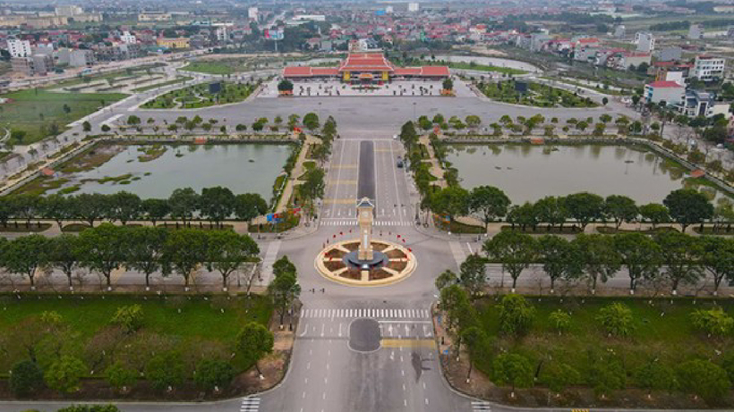 Một góc đô thị trung tâm huyện Thuận Thành - Bắc Ninh. Ảnh minh họa.