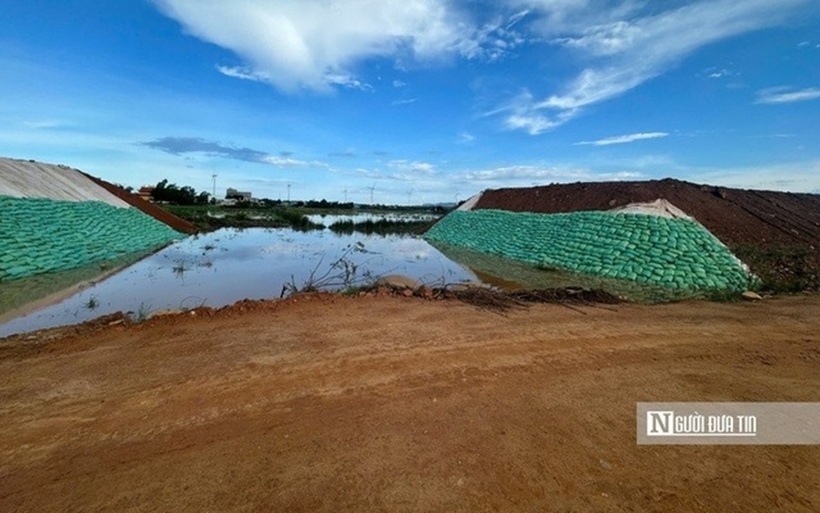 Dự án đường ven biển Cát Tiến- Diêm Vân, một trong những dự án giao thông trọng điểm của tỉnh Bình Định.