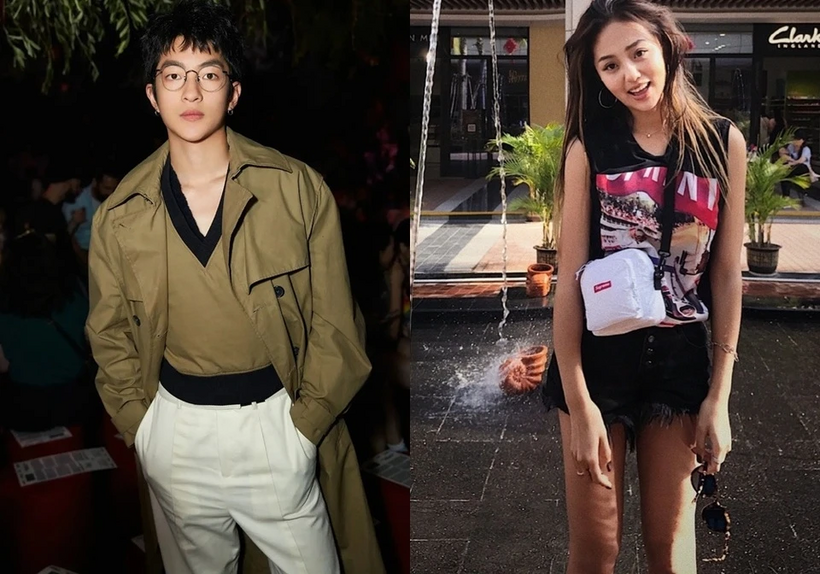 Nam ca sĩ bị bắt gặp hẹn hò nữ diễn viên Vạn Tử Lân tại chùa Hồng Loa (Bắc Kinh).