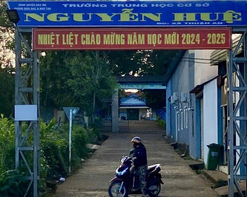 Trường THCS Nguyễn Huệ. (Ảnh: Tuổi trẻ)