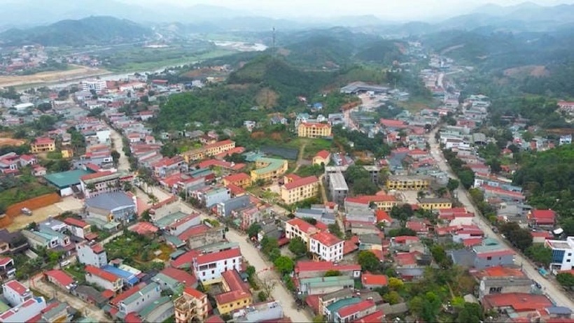 Trung tâm huyện Văn Yên, tỉnh Yên Bái