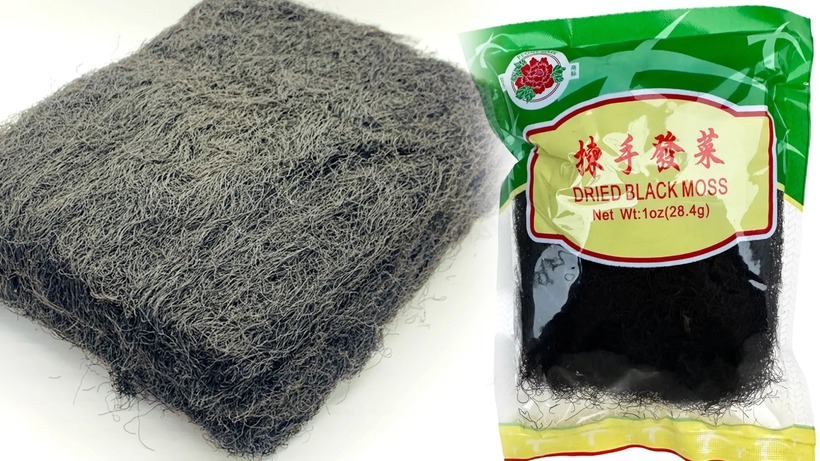 Fa Cai hay Fat Choy là một loại tảo lam từ lâu đã được sử dụng như nguyên liệu quen thuộc trong ẩm thực Trung Quốc. Ảnh: SCMP