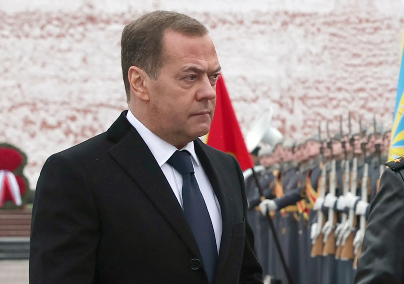 Phó Chủ tịch Hội đồng An ninh Nga Dmitry Medvedev. Ảnh: Rt