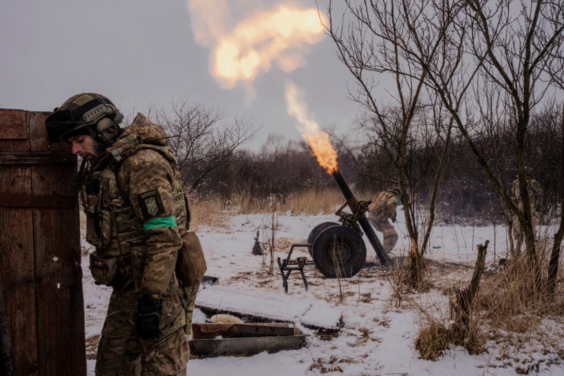 Binh sĩ Ukraine tham gia giao tranh trong xung đột với Nga. Ảnh: Getty