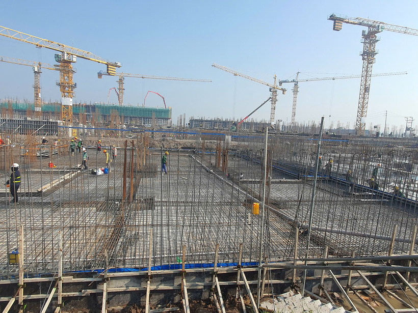 Gần 2.000 công nhân hối hả thi công tại dự án Sun Group Hà Nam - 2