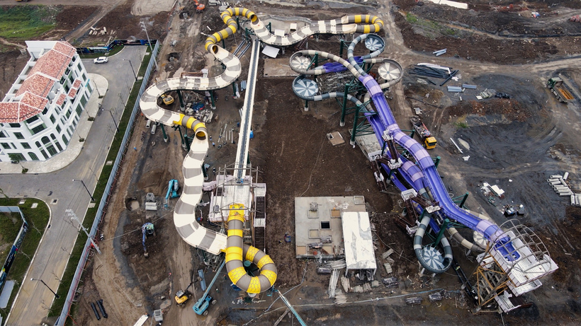 Gần 2.000 công nhân hối hả thi công tại dự án Sun Group Hà Nam - 7