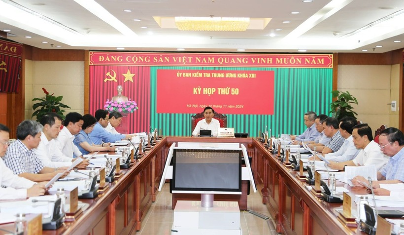 Ủy ban Kiểm tra Trung ương họp kỳ thứ 50 (Ảnh: UBKTTW).