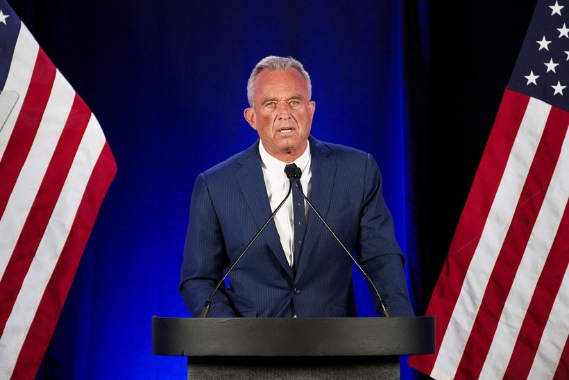 Ông Kennedy Jr. từng là đối thủ của ông Trump trong cuộc đua vào Nhà Trắng năm 2024. Ảnh: Reuters