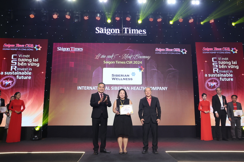Siberian Wellness lần thứ 3 liên tiếp được vinh danh là Doanh nghiệp vì cộng đồng Saigontimes CSR cho những hoạt động ý nghĩa và thiết thực