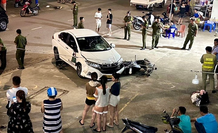 Hiện trường vụ tai nạn. Ảnh: VTC News