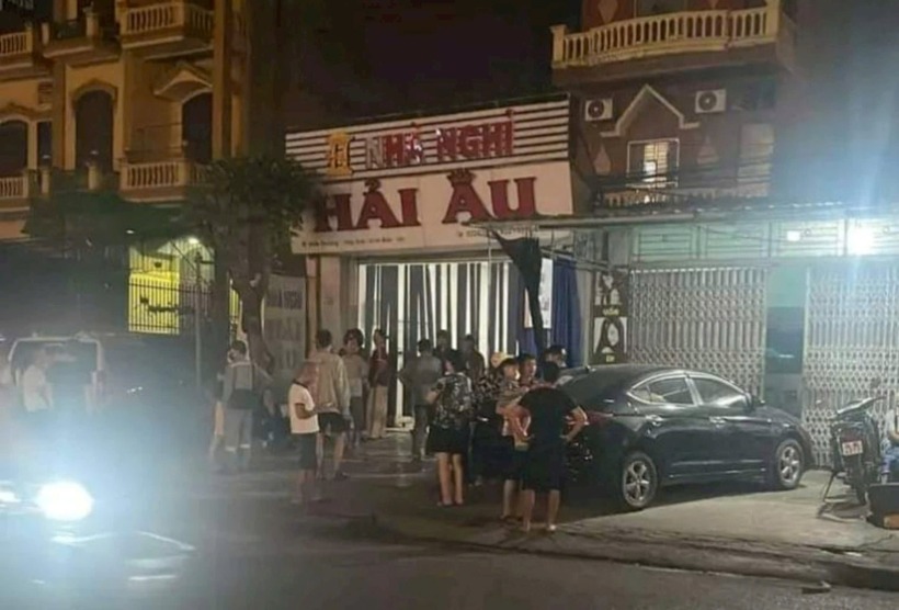 Hiện trường xảy ra vụ việc. Ảnh: Báo Hải Dương.