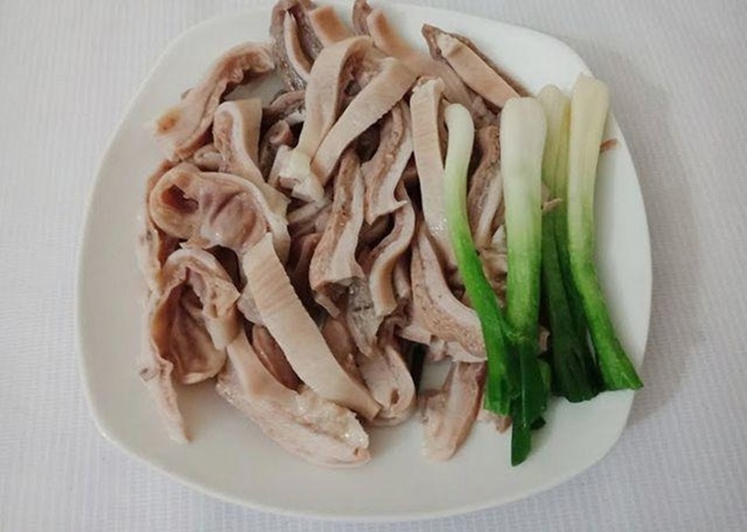 Dạ dày lợn, món ăn dân dã quen thuộc với người Việt.