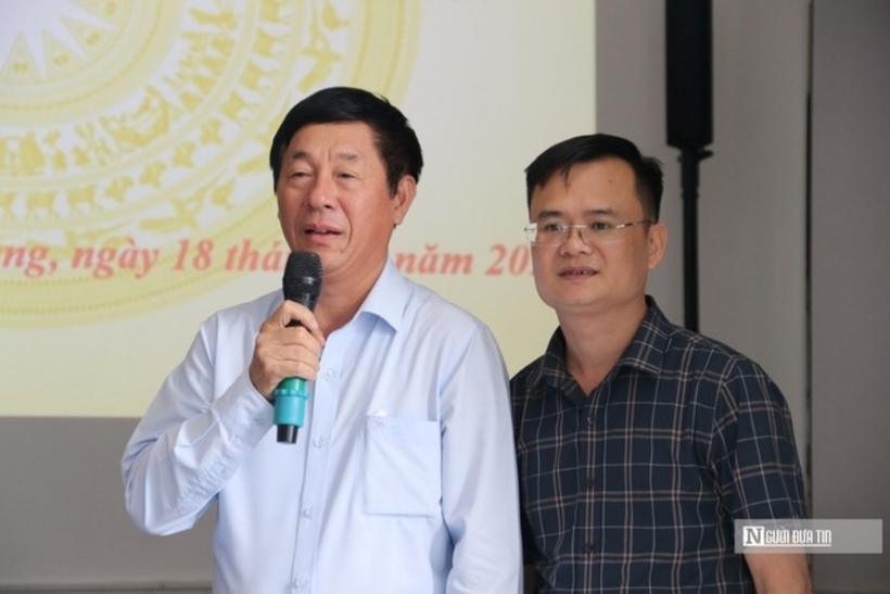 Đại diện Cụm trưởng, Cụm phó năm 2025 phát biểu nhận nhiệm vụ.