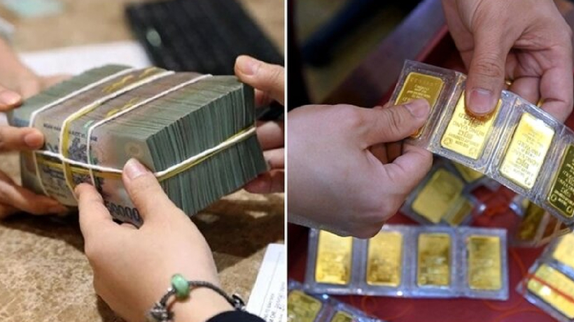 Vay ngân hàng để mua vàng miếng là vi phạm pháp luật. - Ảnh minh họa.