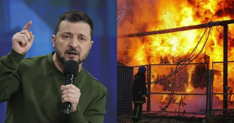 Tổng thống Volodymyr Zelensky lên tiếng về cuộc tấn công mới nhất của Nga vào lãnh thổ Ukraine. Ảnh: Reuters