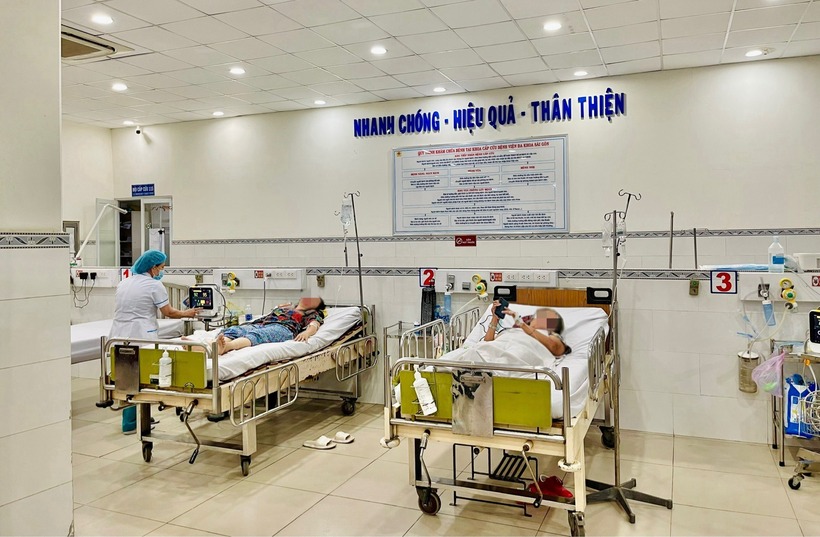 Khoa Cấp cứu Bệnh viện Đa khoa Sài Gòn. Ảnh: Pháp luật TP.HCM