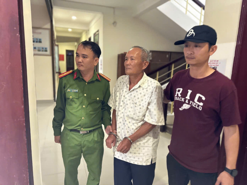 Phan Thanh Việt vào thời điểm bị bắt giữ. Ảnh: Giao Thông