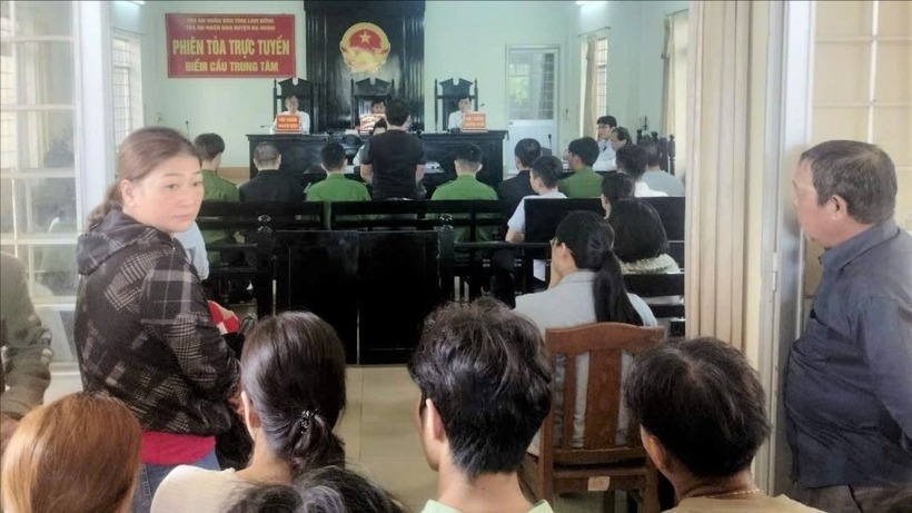 Quang cảnh phiên tòa. Ảnh: Pháp luật TP.HCM