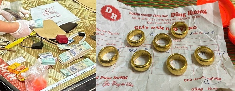 Tang vật cảnh sát thu giữ. (Ảnh: VKS Bắc Ninh)
