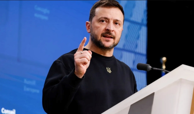Tổng thống Ukraine Volodymyr Zelensky. Ảnh: Bloomberg