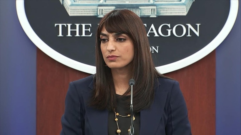 Phó Thư ký Báo chí Lầu Năm Góc Sabrina Singh. Ảnh: Getty