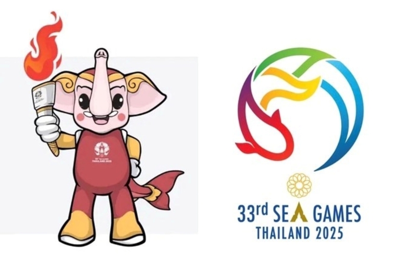 Hình ảnh linh vật và logo của SEA Games 33. Ảnh: The Standard