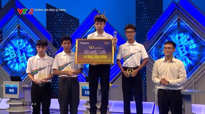 Lê Quang Duy Khoa giành chiến thắng với 280 điểm. Ảnh: Tri thức và Cuộc sống.