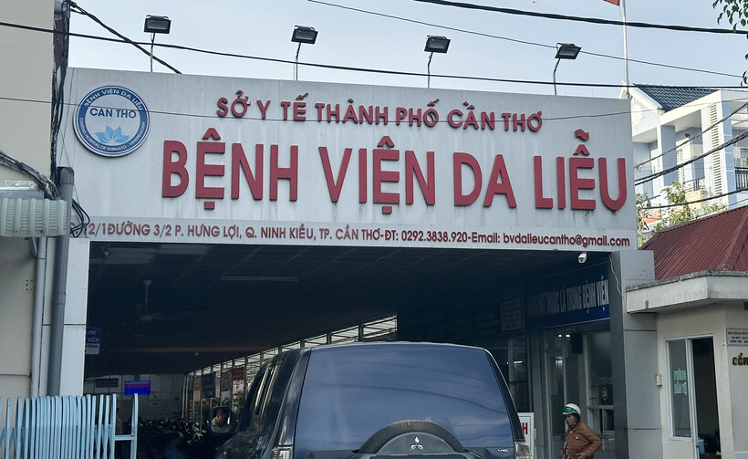 Bệnh viện Da liễu Cần Thơ nằm trên đường 3/2. (Ảnh: VietnamNet)