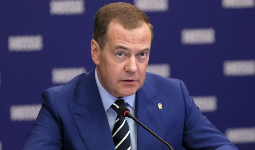 Phó Chủ tịch Hội đồng An ninh Nga Dmitry Medvedev. Ảnh: Getty