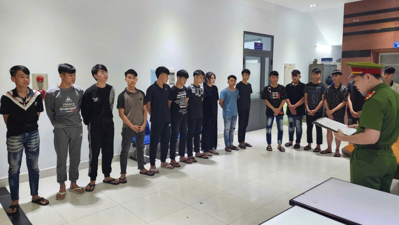 Hai nhóm thanh thiếu niên liên quan đến vụ án. Ảnh: VietNamNet