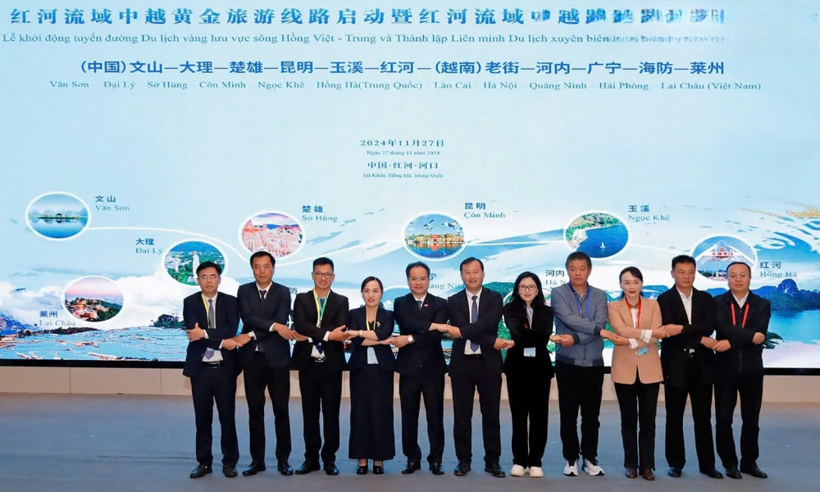 Hội nghị thống nhất thành lập liên minh du lịch xuyên biên giới lưu vực sông Hồng Việt - Trung.