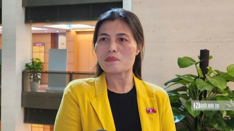 ĐBQH Hồ Thị Minh (Ảnh: Hoàng Bích).