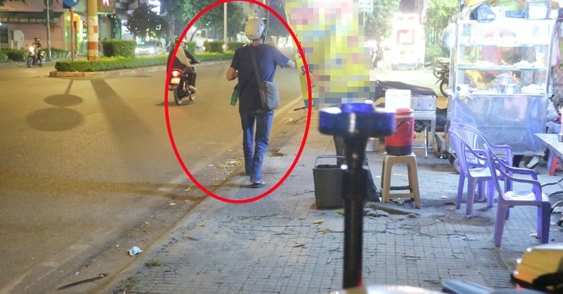 Ông T.P.T. rời đi và không ký biên bản. (Ảnh: Dân trí)