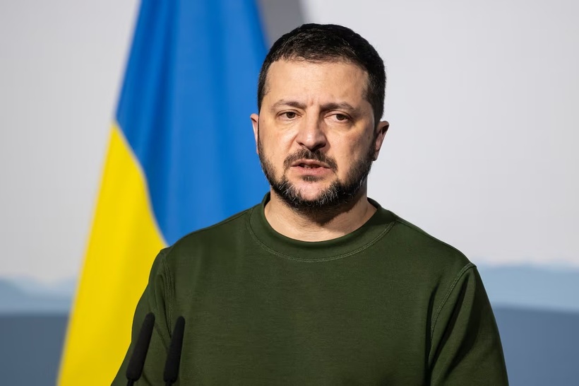 Tổng thống Ukraine Volodymyr Zelensky. Ảnh: Reuters