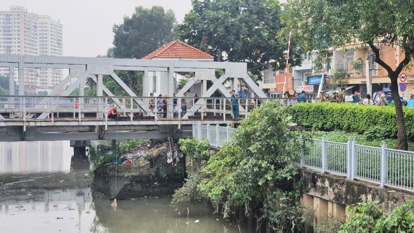 Nơi phát hiện thi thể. Ảnh: Người Lao Động