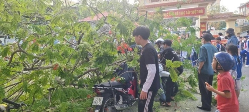 Rất may, sự việc không gây thiệt hại về người và phương tiện. Ảnh: Sài Gòn Giải Phóng