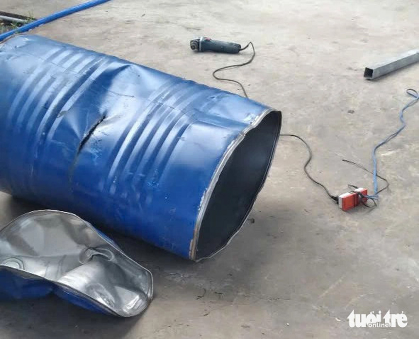 Hiện trường xảy ra vụ việc. Ảnh: Tuổi Trẻ