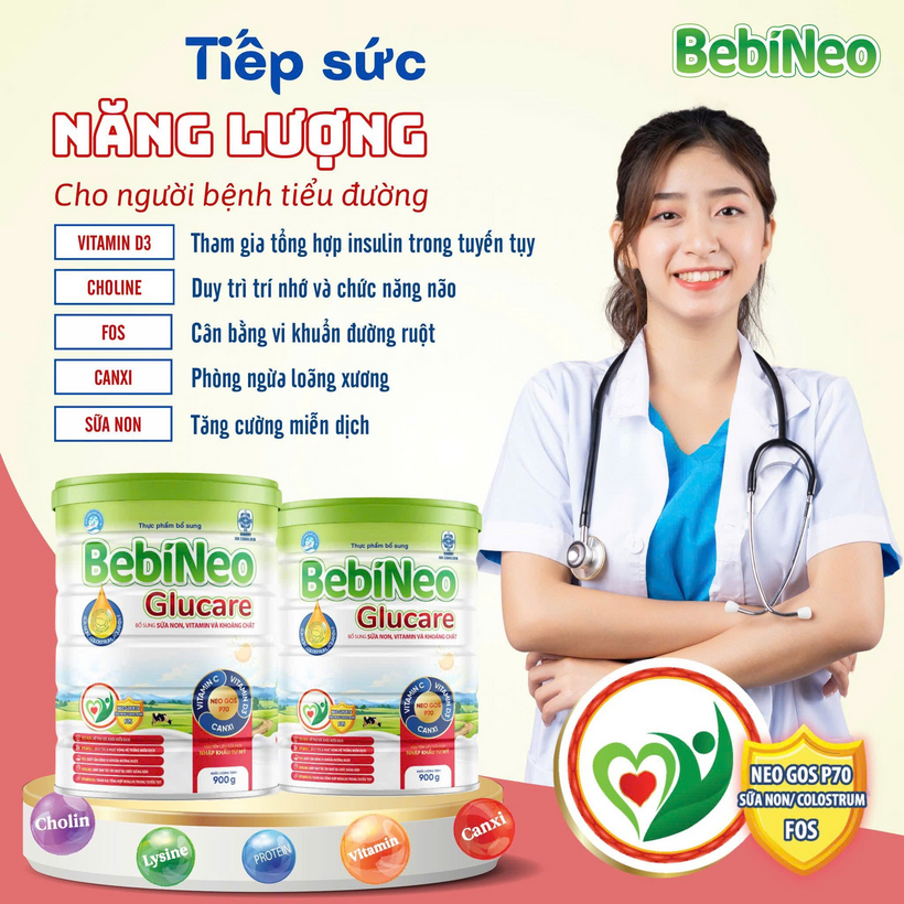 Sữa Bebineo dành cho người tiểu đường, xương khớp và phục hồi sức khỏe - 1