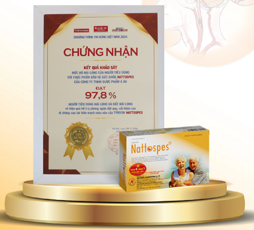 Giấy chứng nhận của sản phẩm Nattospes