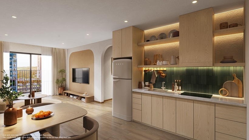 Không gian sống tiện nghi, sang trọng tại The Premium