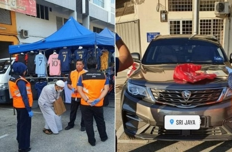 Chiếc xe được xác định là SUV Proton X70 Premium, với giá trị hơn 730 triệu đồng. Ảnh: Straitstimes.