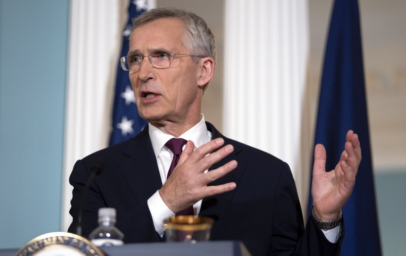 Tổng thư ký NATO Jens Stoltenberg. Ảnh: Reuters